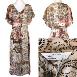 NEW Zara Midi Maxi Floral Boho Dress